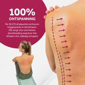 👉 northwall spijkermat met kussen tegen stress en rugpijn